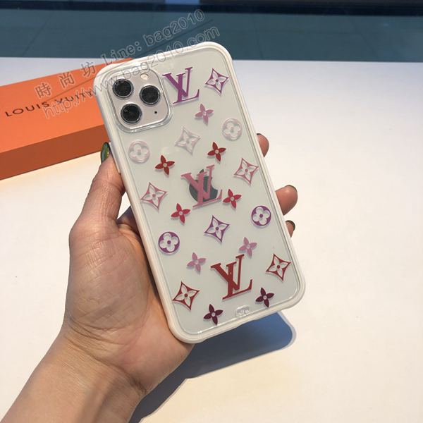 LV手機殼 LV手機套 2020新款 LV漸變花色手機殼 小紅書爆款蘋果手機後套  mmk1107
